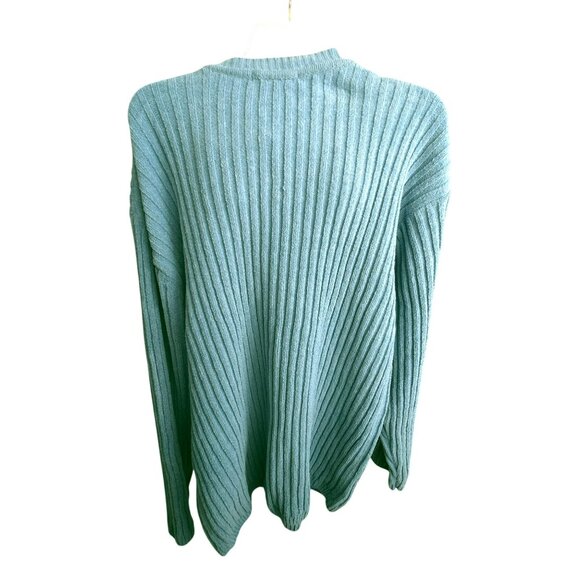 Men's Ribbed Knit V-Neck Sweater By SQ Wear Size XXL Very Soft JJ4148 - Picture 4 of 9